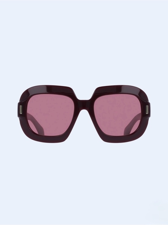 New Salvatore Ferragamo SF2068SE 606 Women\'s Burgundy Square Sunglasses main image 4